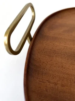 Hot Pamono Mid-Century Modern Teak Serving Tray by Carl Auböck, Austria, 1950s