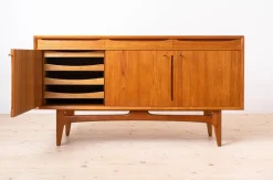 Pamono Mid-Century Modern Teak Sideboard from Bruksbo, Norway, 1950s> Sideboards & Buffets