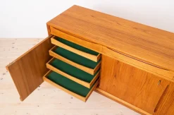 Pamono Mid-Century Modern Teak Sideboard from Bruksbo, Norway, 1950s><noscript><img width=