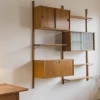 Pamono Mid-Century Modern Teak Wall Unit attributed to Kurt Østervig, 1960
