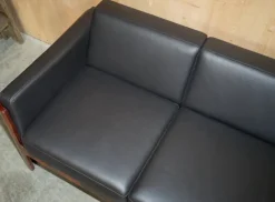 Pamono Mid-Century Modern Three-Seater Sofa in Hardwood, 1966
