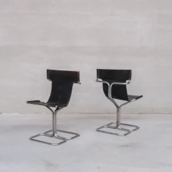 Pamono Mid-Century Modern Topos Dining Chairs by Gruppo Dam for Busnelli, 1970s, Set of 4><noscript><img width=