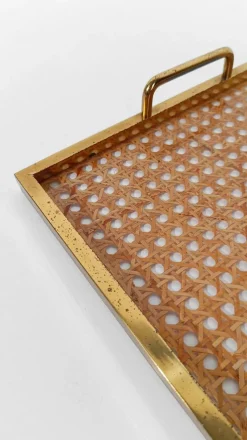 Pamono Mid-Century Modern Tray from Christian Dior, 1970s><noscript><img width=