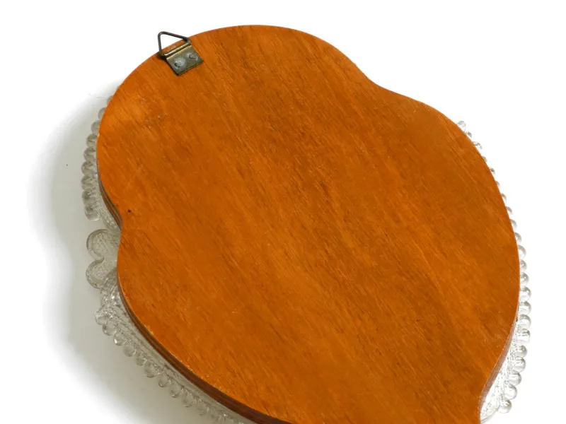 Pamono Mid-Century Modern Venetian Wall Mirror with Murano Glass Rosettes, 1950s> Mirrors