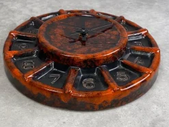 Pamono Mid-Century Modern Wall Clock by Tófej, 1970s><noscript><img width=
