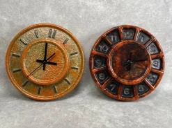 Pamono Mid-Century Modern Wall Clock by Tófej, 1970s><noscript><img width=