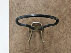 Best Pamono Mid-Century Modern Wall Coat Rack in Skai with Mirror, 1960