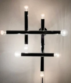 Pamono Mid-Century Modern Wall Lam by Temde, Germany, 1970s><noscript><img width=