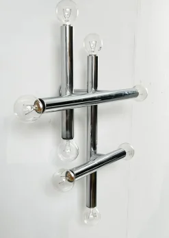 Pamono Mid-Century Modern Wall Lam by Temde, Germany, 1970s><noscript><img width=