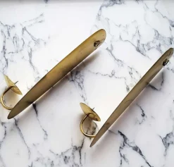 Best Pamono Mid-Century Modern Wall-Mounted Brass Candleholders from WMF, 1950s, Set of 2