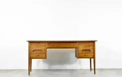 New Pamono Mid-Century Modern Walnut Desk from A Younger Ltd, 1960s