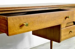 New Pamono Mid-Century Modern Walnut Desk from A Younger Ltd, 1960s