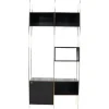 Hot Pamono Mid-Century Modern Wood and Brass Bookcase attributed to Jules Wabbes, 1960s