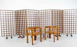 Pamono Mid-Century Modern Wooden Screen, 1960s> Room Dividers & Screens