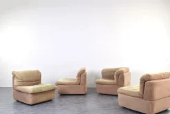 Pamono Mid-Century Modular Corner Sofa from Rolf Benz, 1970s> Couches & Sofas