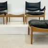 Online Pamono Mid-Century Modus Armchair, Table & Stool in Oak by Kristian Solmer Vedel for Soren Willadsen, Denmark, 1960s, Set of 4