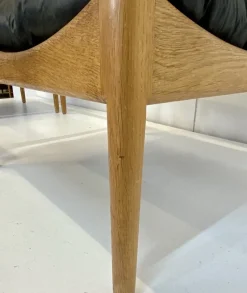Online Pamono Mid-Century Modus Armchair, Table & Stool in Oak by Kristian Solmer Vedel for Soren Willadsen, Denmark, 1960s, Set of 4