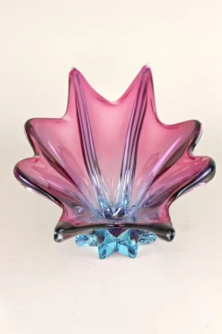 Hot Pamono Mid-Century Murano Glass Bowl in Purple-Blue Tones, Italy, 1960s