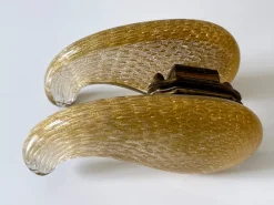 Pamono Mid-Century Murano Glass Push & Pull Door Handles attributed to Seguso Vetri Darte, 1950s><noscript><img width=