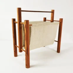 Pamono Mid-Century Newspaper Rack, Denmark, 1970s> Magazine Racks