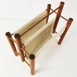 Pamono Mid-Century Newspaper Rack, Denmark, 1970s><noscript><img width=