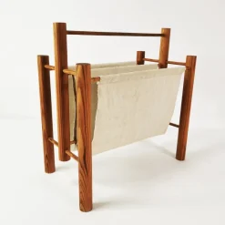 Pamono Mid-Century Newspaper Rack, Denmark, 1970s><noscript><img width=