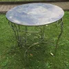 Pamono Mid-Century Painted Garden Patio Table, 1960s> Garden Tables