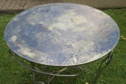 Pamono Mid-Century Painted Garden Patio Table, 1960s><noscript><img width=