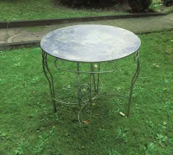 Pamono Mid-Century Painted Garden Patio Table, 1960s><noscript><img width=