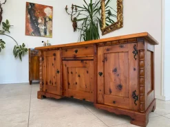 Pamono Mid-Century Pine Secretaire, 1960s
