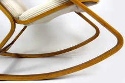 Pamono Mid-Century Plywood Rocking Chair by Ludvik Volak for Drevopodnik Holesov, 1960s><noscript><img width=