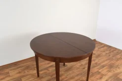 Pamono Mid-Century Polish Oak Extendable Dining Table, 1960s><noscript><img width=