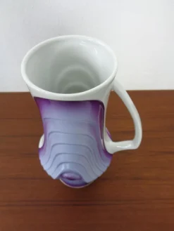 Pamono Mid-Century Pop Art Purple Vase from Royal KPM, Germany, 1960s><noscript><img width=