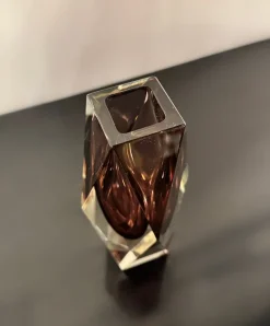 Sale Pamono Mid-Century Purple Murano Faceted Sommerso Glass Vase by Luigi Mandruzzato, 1960