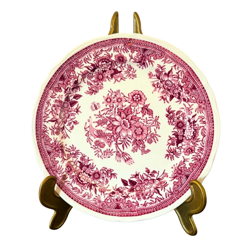 Discount Pamono Mid-Century Red Fasan Service in Porcelain from Villeroy & Boch, Germany, 1950s, Set of 13