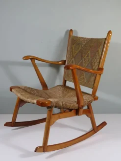 Discount Pamono Mid-Century Rocking Chair from De Ster Gelderland, 1960s