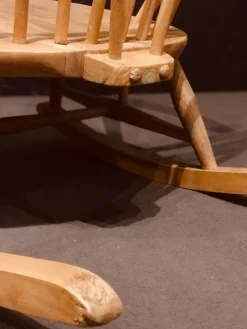 Pamono Mid-Century Rocking Chair in Light Elm by Lucian Ercolani for Ercol><noscript><img width=