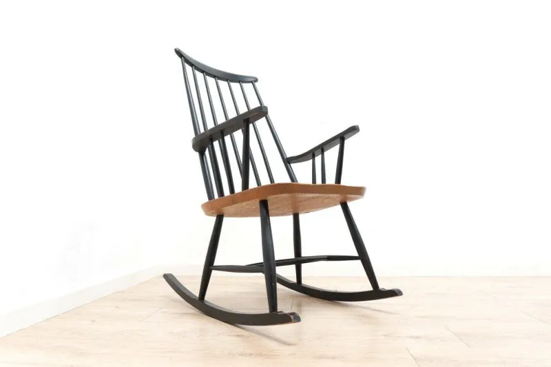 Discount Pamono Mid-Century Rocking Chair by Ilmari Tapiovaara for Asko, 1960s