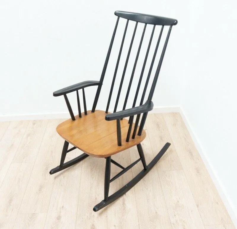 Discount Pamono Mid-Century Rocking Chair by Ilmari Tapiovaara for Asko, 1960s