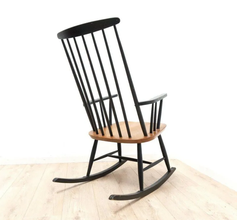 Discount Pamono Mid-Century Rocking Chair by Ilmari Tapiovaara for Asko, 1960s