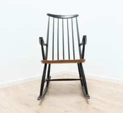 Discount Pamono Mid-Century Rocking Chair by Ilmari Tapiovaara for Asko, 1960s
