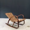 Pamono Mid-Century Rope Rocking Chair, Italy, 1950s> Rocking Chairs