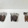 Pamono Mid-Century Rosewood Flatware Cutlery by Tias Eckhoff for Lindtofte, 1960s, Set of 36> Cutlery & Serving Utensils