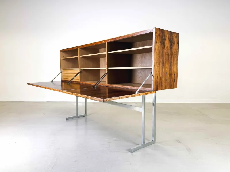 Pamono Mid-Century Rosewood Sideboard by Georg Satink Wk Möbel, 1960s> Sideboards & Buffets