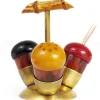 Pamono Mid-Century Salt & Pepper Toothpick Cruet Set by Richard Rohac, Austria, 1950s, Set of 4> Salt & Pepper Shakers