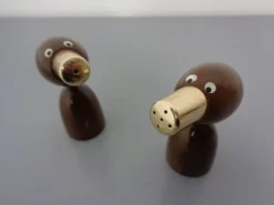 Pamono Mid-Century Salt and Pepper Shakers, 1960s, Set of 2