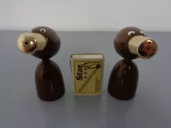 Pamono Mid-Century Salt and Pepper Shakers, 1960s, Set of 2