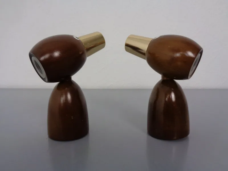 Pamono Mid-Century Salt and Pepper Shakers, 1960s, Set of 2