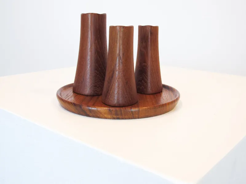 Outlet Pamono Mid-Century Salt, Pepper & Sugar Shaker Set by Johnny Mattsson for Uppsala Slöjd , Set of 3