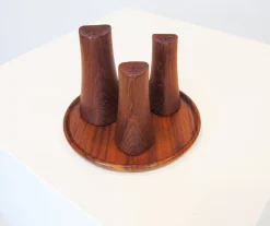 Outlet Pamono Mid-Century Salt, Pepper & Sugar Shaker Set by Johnny Mattsson for Uppsala Slöjd , Set of 3